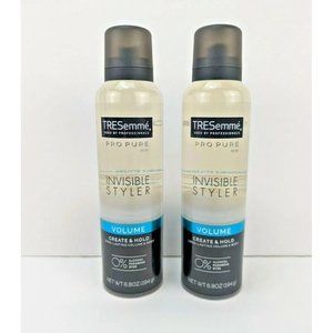 2 Pack TRESemmé Pro Pure Invisible Styler Volume Finishing Hair Spray 6.8 oz